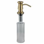 Дозатор жидкого мыла Gappo G403-4 встраиваемый, объем 300 мл, латунь, пластик, бронза