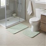 Набор ковриков для ванной Iddis BSET05MI13, микрофибра, светло-зеленый, 500х800 мм, 500х500 мм