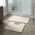 Набор ковриков для ванной Iddis BSET01MI13, микрофибра, бежевый, 500х800 мм, 500х500 мм