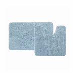 Набор ковриков для ванной Iddis BSET03MI13, микрофибра, синий, 500х800 мм, 500х500 мм