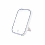 Зеркало косметическое Energy EN-703, LED подсветка, настольное, 140х190 мм, белое