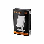 Зеркало косметическое Swensa BSA-MR-002-WHT, с подсветкой, настольное, 160x220 мм, белое