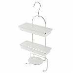 Полка для ванной Рыжий кот B0931, двухъярусная, с крючками, 100х250х520 мм