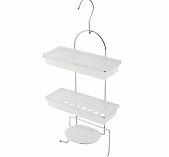 Полка для ванной Рыжий кот B0931, двухъярусная, с крючками, 100х250х520 мм