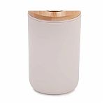 Дозатор для жидкого мыла Альтернатива Бамбук настольный, пластик, бежевый, 320 мл