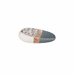 Мыльница Lefard 755-1021, тонкая керамика, ассиметричная форма для отвода воды