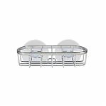 Мыльница Рыжий Кот Cozy-SD-2, на присосках,  хромированная, 13x9x3 см, 312066