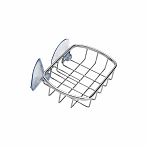 Мыльница Рыжий Кот Cozy-SD-2, на присосках,  хромированная, 13x9x3 см, 312066