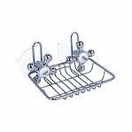 Мыльница Рыжий Кот Spot-BH-04, на присосках, прямоугольная, 12.5x10x8.5 см, 008147