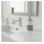 Дозатор для мыла Lefard 755-1034, керамика и пластик, белый с рисунком