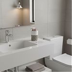 Дозатор для мыла Lefard 755-1034, керамика и пластик, белый с рисунком