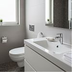 Мыльница для ванной Lefard 755-1034, керамика и пластик, белый с рисунком