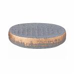 Мыльница для ванной Lefard 755-1035, керамика и пластик, серая бронза