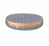 Мыльница для ванной Lefard 755-1035, керамика и пластик, серая бронза