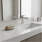 Мыльница для ванной Lefard 755-1035, керамика и пластик, серая бронза