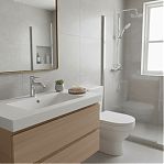 Мыльница для ванной Lefard 755-1035, керамика и пластик, серая бронза