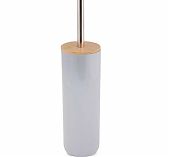 Ершик для унитаза Альтернатива М8066, Бамбук, с высокой подставкой, серый