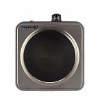 Электроплитка настольная Матрена МА-061, 1 конфорка, цвет нержавейка, 1 кВт