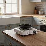 Электроплитка настольная Energy EN-902, 1 конфорка, цвет белый, 1 кВт