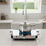 Электроплитка настольная Leonord LE-1747, инфракрасная, цвет черный, 2 кВт