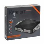 Электроплитка настольная Leonord LE-1747, инфракрасная, цвет черный, 2 кВт