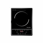 Плита стеклокерамическая Willmark WCP-676B, 2001305, 1 конфорка Hi Light, LED дисплей, таймер, черная, 2 кВт