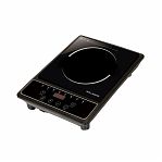 Плита стеклокерамическая Willmark WCP-676B, 2001305, 1 конфорка Hi Light, LED дисплей, таймер, черная, 2 кВт