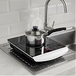 Электроплитка настольная Brayer 2810BR, 1 конфорка, цвет черный, 2 кВт