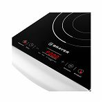 Электроплитка настольная Brayer 2810BR, 1 конфорка, цвет черный, 2 кВт