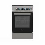 Плита газовая MIU Harisma 526 LUX, УТ-00002919, цвет серый, объем духовки 55 л, откидная дверца