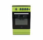 Плита газовая MIU UNO 52S, УТ-00002894, цвет зеленый, объем духовки 54 л, откидная дверца