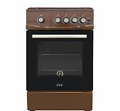Плита газовая MIU UNO 52S, УТ-00002817, цвет коричневый, объем духовки 55 л, откидная дверца