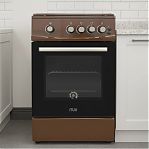 Плита газовая MIU UNO 52S, УТ-00002817, цвет коричневый, объем духовки 55 л, откидная дверца