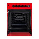 Плита газовая MIU UNO 52S, УТ-00002893, цвет красный, объем духовки 54 л, откидная дверца