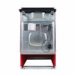 Плита газовая MIU UNO 52S, УТ-00002893, цвет красный, объем духовки 54 л, откидная дверца