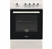 Плита комбинированная MIU UNO 51S, цвет белый, объем электродуховки 52.8 л, откидная дверца