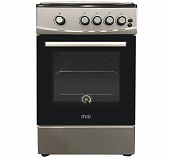 Плита комбинированная MIU UNO 51S, цвет серый, объем электродуховки 52.8 л, откидная дверца