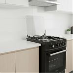 Плита комбинированная MIU UNO 51S, цвет черный, объем электродуховки 52.8 л, откидная дверца