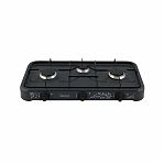 Плита газовая настольная Homestar HS-1203, 212165, 3 конфорки, цвет серый