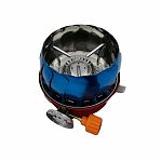 Плита газовая портативная Energy GS-100, 0.3 кВт, 1 конфорка, пьезоподжиг, регулируемая ветрозащита, цвет красный