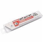 Лезвия для ножа Монтажник 600725, 25 мм, 12 сегментов, закаленная сталь 0.7 мм, в упаковке 10 штук