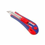 Нож универсальный Workpro WP212011 18 мм, эргономичная рукоятка, быстрая замена лезвия