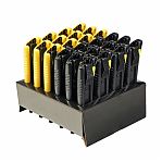 Нож строительный Hanskonner HK1076-08-05, ширина лезвия 18 мм, сталь, набор 24 шт