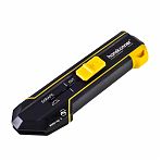 Нож строительный Hanskonner HK1076-08-06, 19 мм, сталь SK5, трапециевидное лезвие, 4 режима, 5 дополнительных лезвий