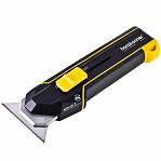 Нож строительный Hanskonner HK1076-08-06, 19 мм, сталь SK5, трапециевидное лезвие, 4 режима, 5 дополнительных лезвий