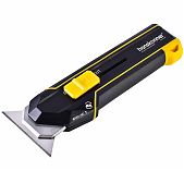 Нож строительный Hanskonner HK1076-08-06, 19 мм, сталь SK5, трапециевидное лезвие, 4 режима, 5 дополнительных лезвий