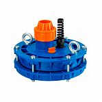 Оголовок скважины Джилекс ОСП 110-133/32, 6301, пластмассовый, цвет синий