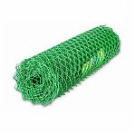 Решетка садовая 00-00000414, ячейка 45х45 мм, заборная, пластик, зеленая, 1 м.п.