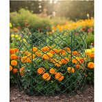 Решетка садовая 00-00000414, ячейка 50х50 мм, заборная, пластик, зеленая, 1 м.п.