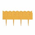 Бордюр декоративный Palisad Прованс, желтый, толщина 6 мм, 14х310 см